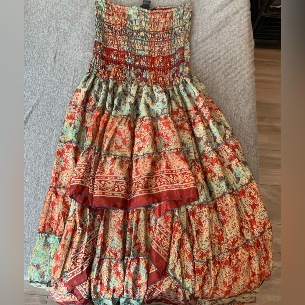 Beautiful Boho High Low Dress